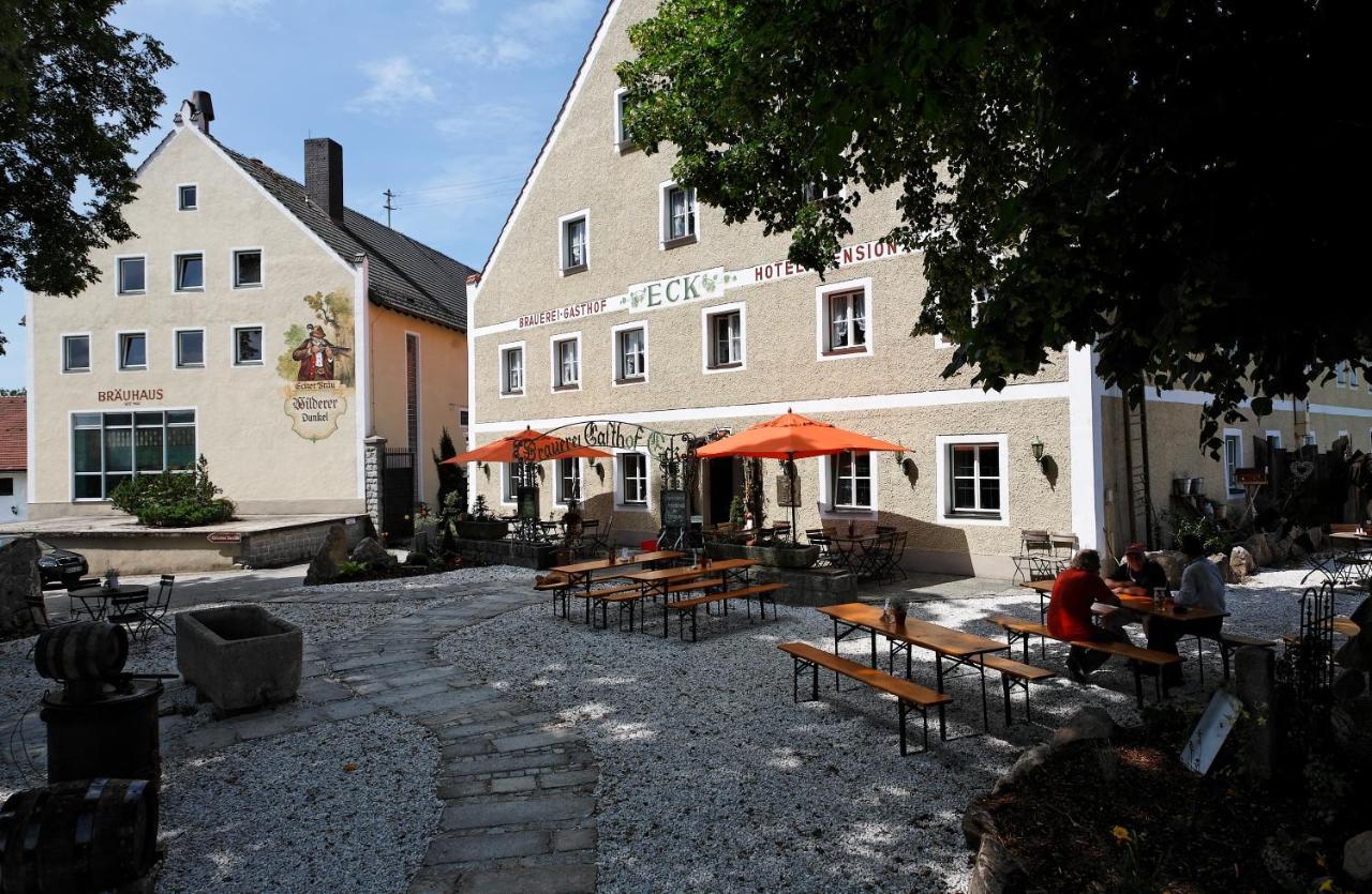 Brauerei-Gasthof Eck Hotel Bobrach Bagian luar foto